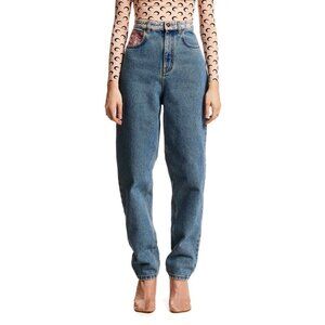 Philosophy Di Lorenzo Serafini Wildflower High-Waisted Jeans US 0 IT 36